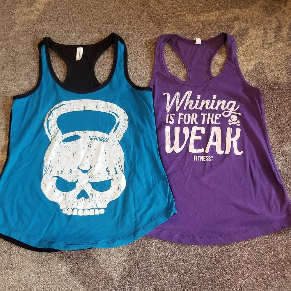 Fitness Tee Co set of 2 tank tops